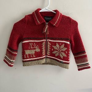 Guesswien Snow Flake knit Sweater Girl’s Dress US Size 3 Made In Australia